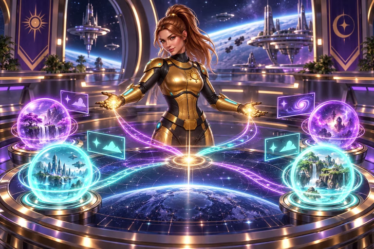 Gigi compares glowing paths and orbs in a guide to sweepstakes casino bonuses and rewards.