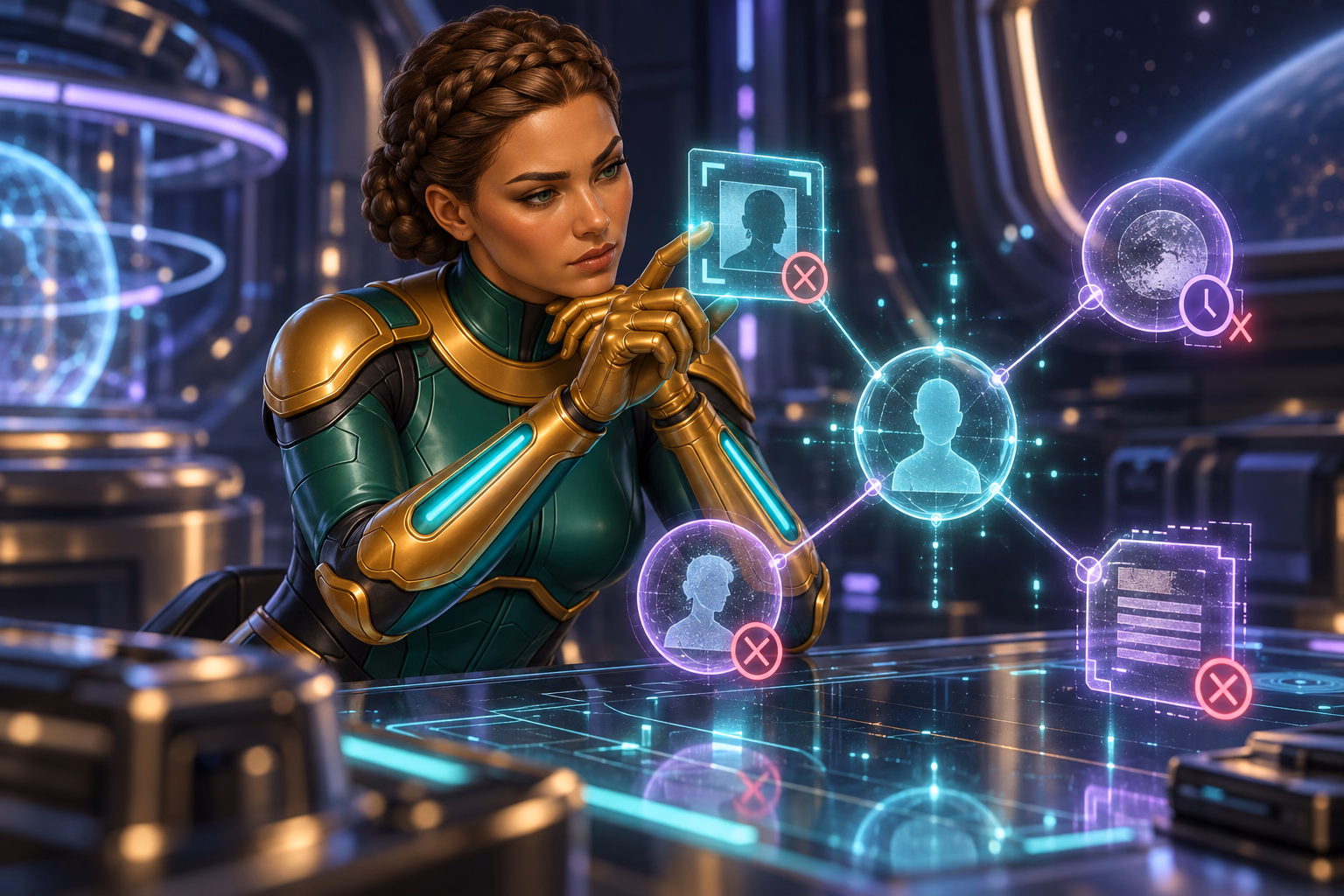 Sierra Ceres checks common photo ID problems on a secure ship display