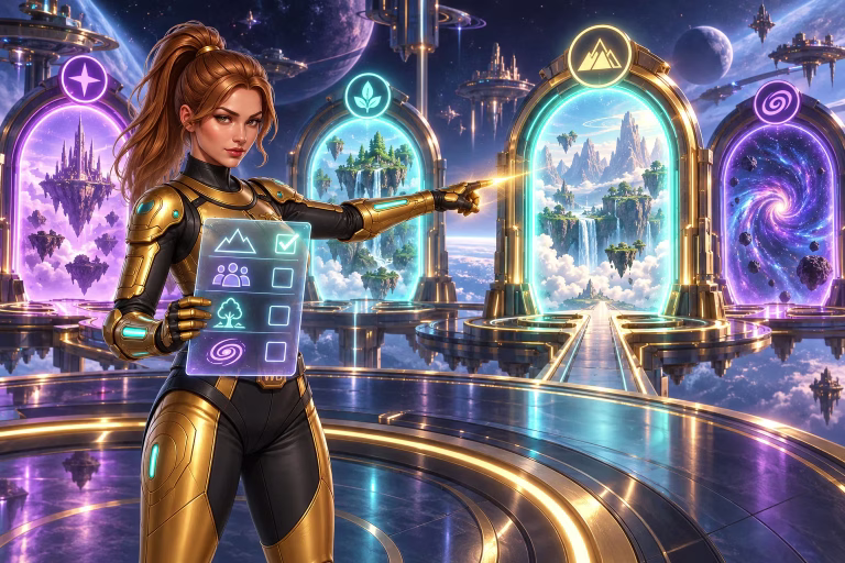 Gigi compares game portals with a checklist, illustrating how to choose a social casino game.