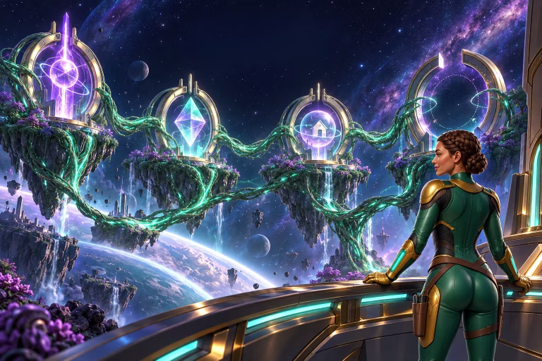 Sierra watches a route through floating checkpoints, illustrating stages in a delayed prize request.