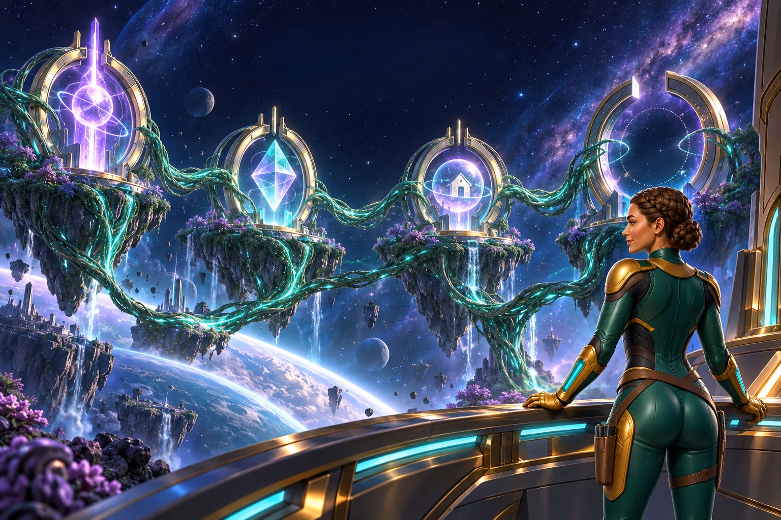 Sierra watches a route through floating checkpoints, illustrating stages in a delayed prize request.
