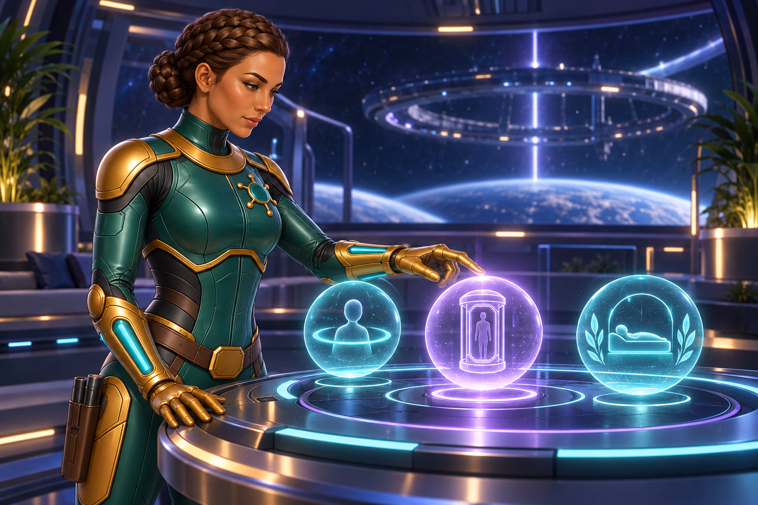 Sierra Ceres shows clear session limits on a glowing ship control panel